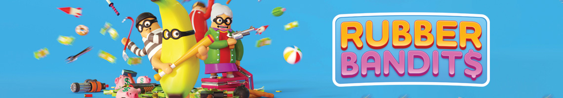Um jogo de assaltos caóticos para jogar com amigos – Rubber Bandits