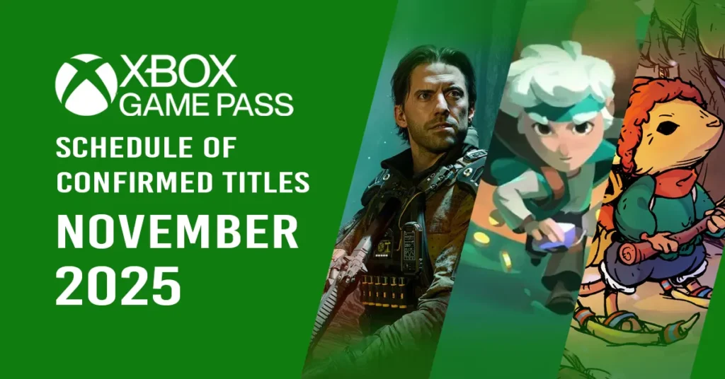 Xbox Game Pass November 2025 Titles