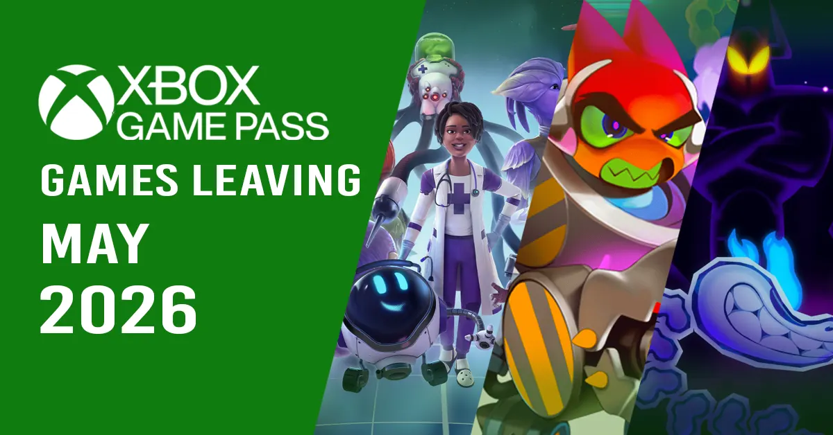 Jogos a sair do Xbox Game Pass em maio de 2026