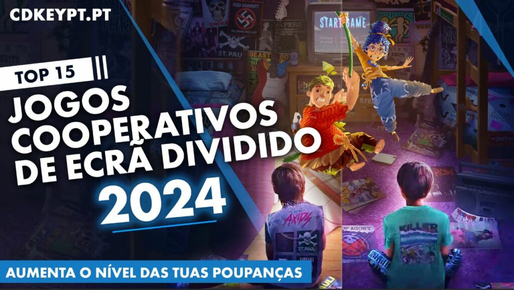 Top 15 Jogos Cooperativos de Tela Dividida de 2024