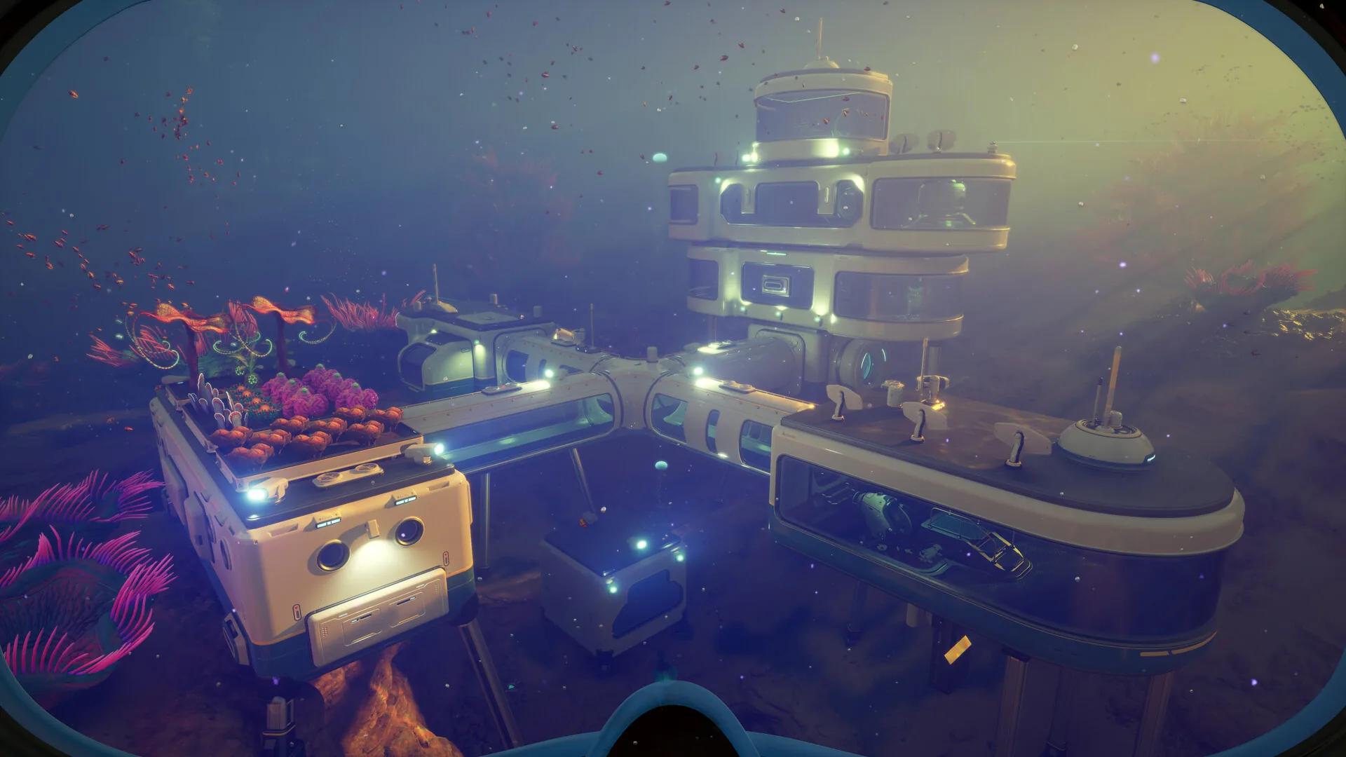 Screenshot Subnautica 2 construcao de base subaquatica