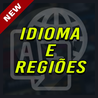 Idioma e Regiões: Compre chaves na sua língua