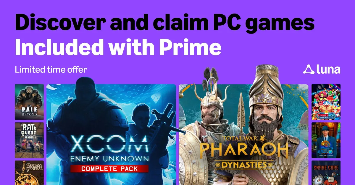 Jogos de PC grátis Amazon Prime para abril de 2026