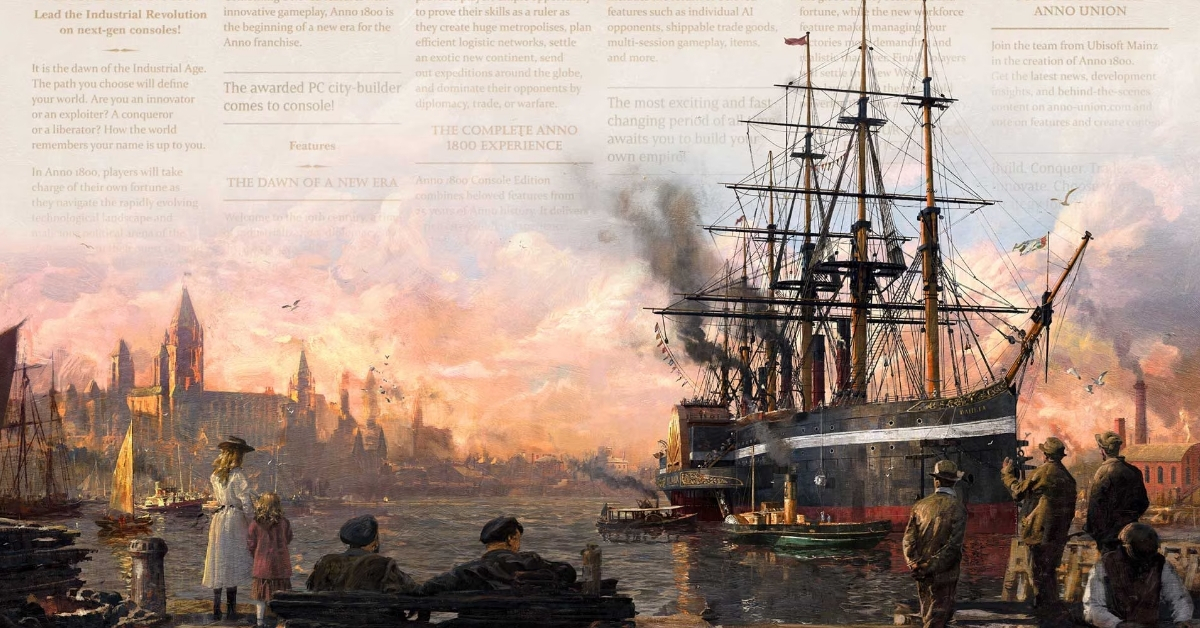 Anno 1800 Console Edition: Agora com 70% de DESCONTO no PS5 & Xbox Series X/S