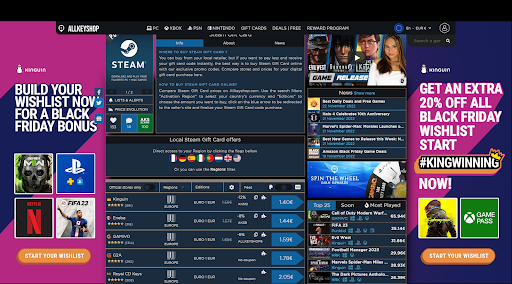 Black Friday 2022 Reino Unido