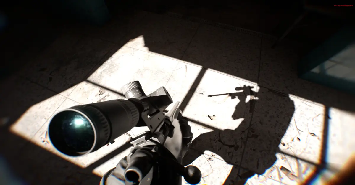 Captura de ecrã de jogabilidade do FPS tático ultra-realista Bodycam