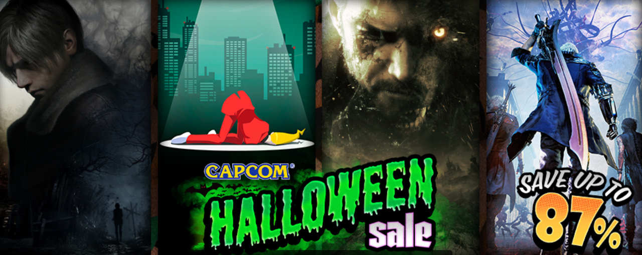 Venda de Halloween da Capcom