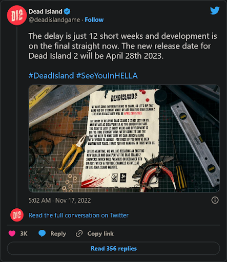 Dead Island 2 Jogabilidade