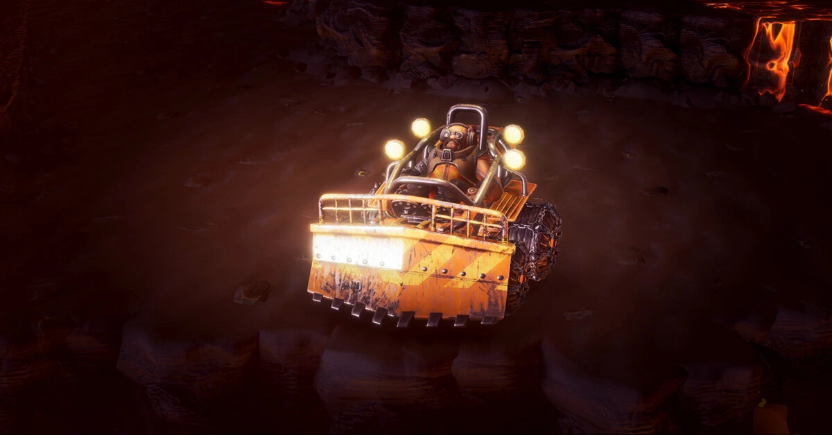 Conduz o Massivo Rock Dozer na Nova Expansão de Deep Rock Galactic: Survivor
