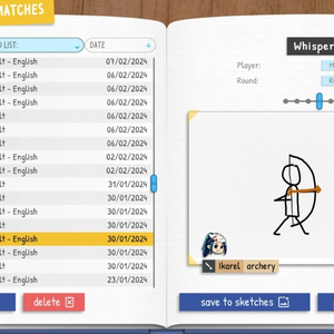 Draw & Guess - Partidas