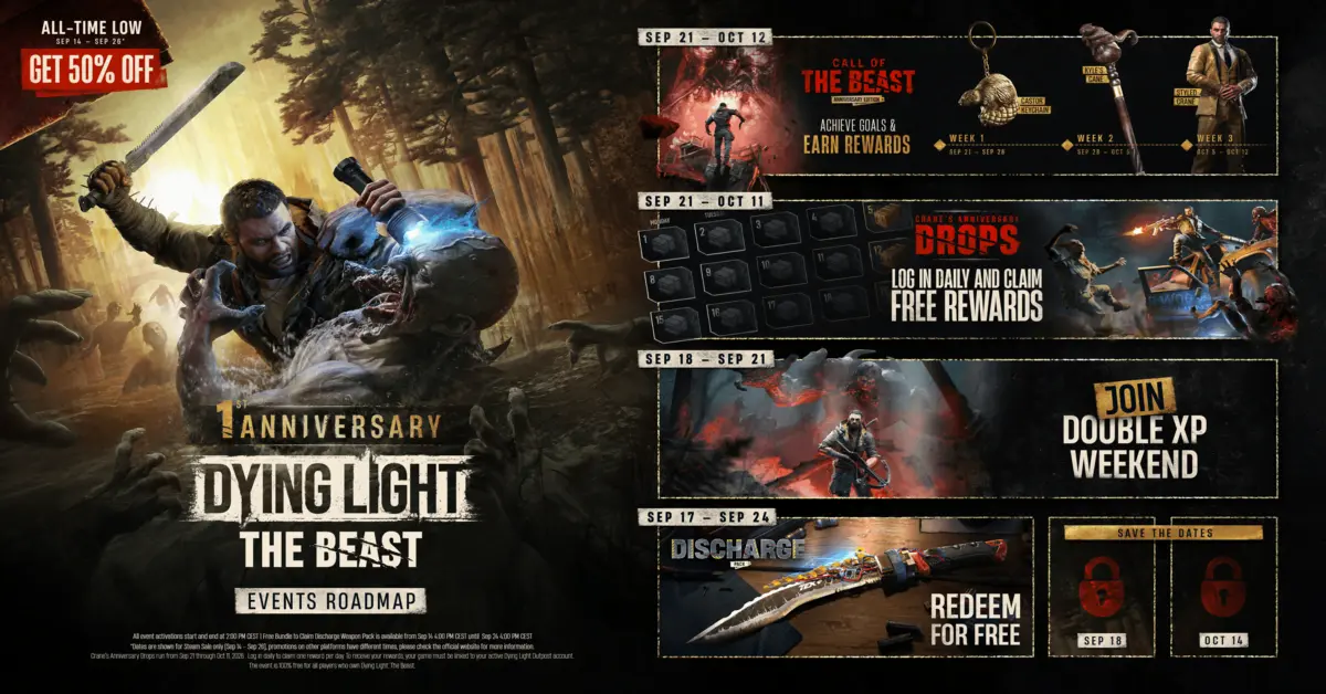 Dying Light: The Beast Anniversary Dying Light: The Beast Anniversary