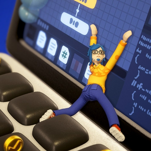 Exhausted Man - Computador Portátil