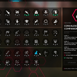 Far Horizon - Vantagens de Nível 1