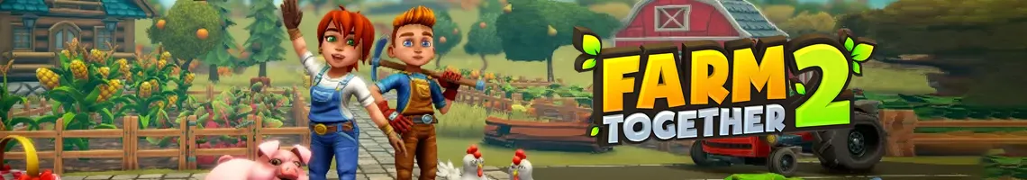 UM ÓTIMO JOGO DE FAZENDA EM COOP: FARM TOGETHER 2