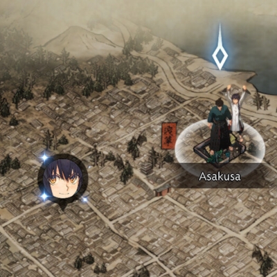 Fate/Samurai Remnant - Mapa de Asakusa