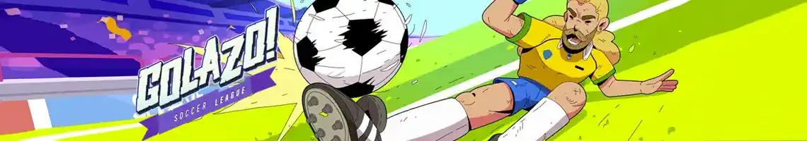 UM JOGO DE FUTEBOL ARCADE DIVERTIDO E COLORIDO: GOLAZO! SOCCER LEAGUE