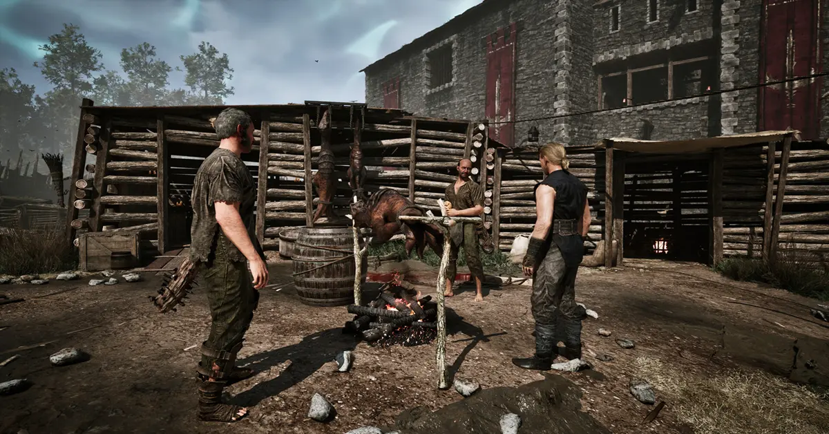 O herói sem nome de Gothic 1 Remake de pé no Vale das Minas com Unreal Engine 5
