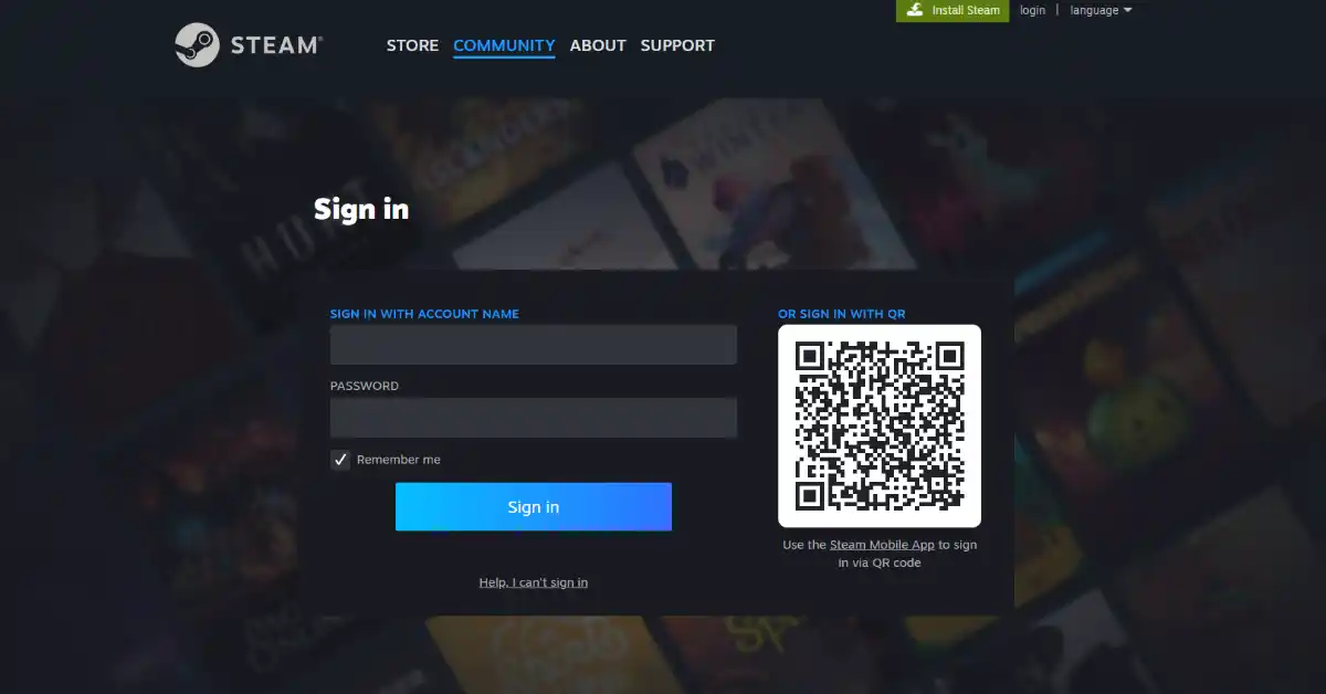 Criar uma conta Cdkeypt com a sua conta Steam