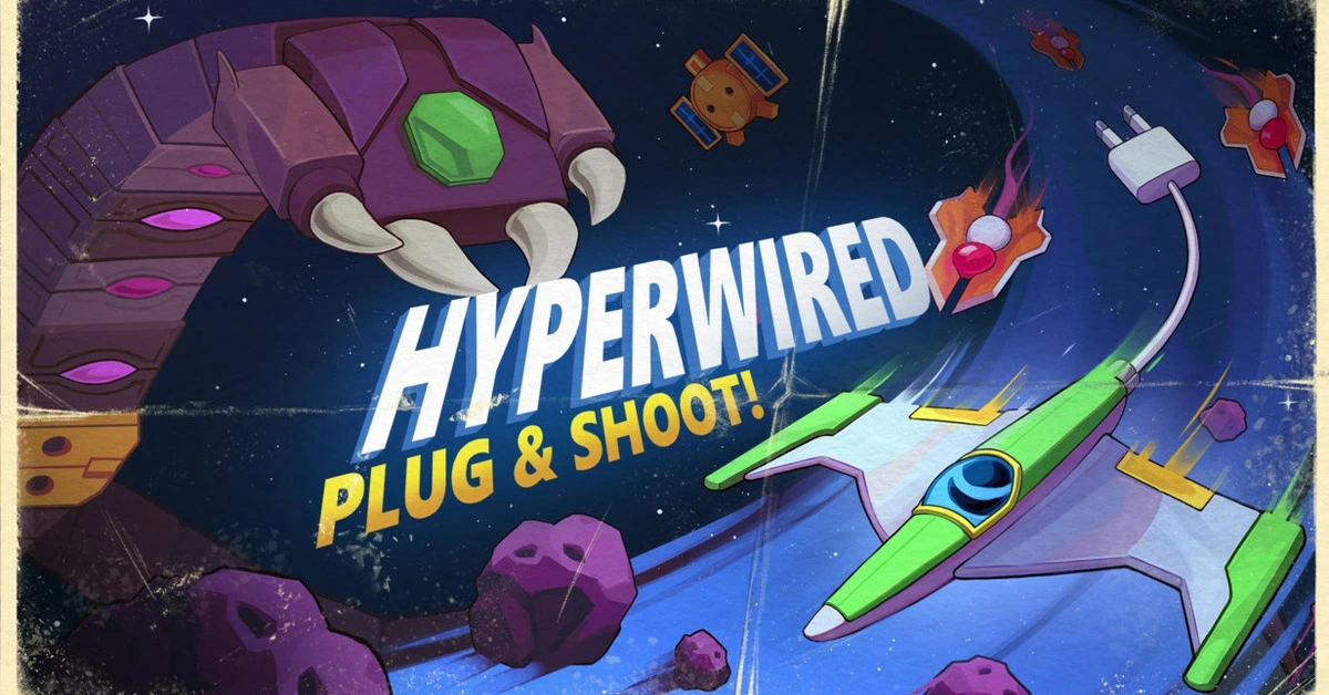 HYPERWIRED proporciona uma estética densa de inspiração retro, onde gerir o cabo de energia da vossa nave é tão crítico quanto atirar.