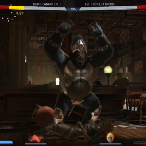 Batman struggles against Superman's regime