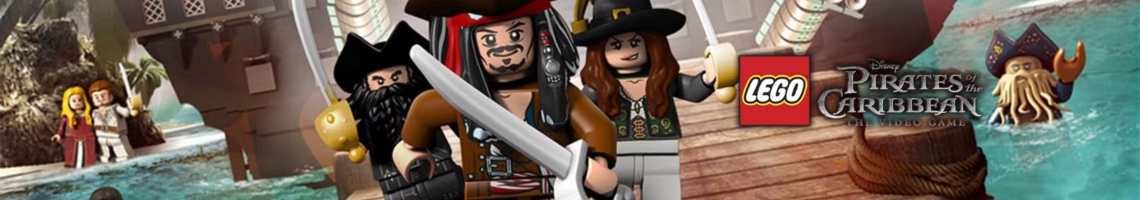 Encarna os heróis dos filmes de Piratas do Caribe em estilo Lego!