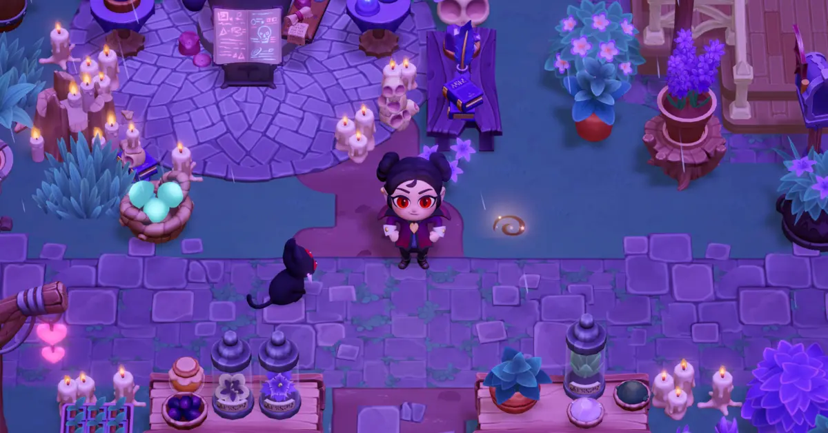 Moonlight Peaks mistura simulação agrícola com elementos sobrenaturais de vampiros.