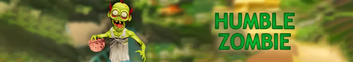 Um jogo de parkour com um zumbi instável: Humble Zombie