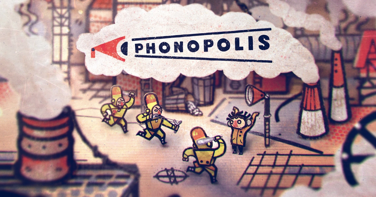 <em>Felix descobre as engrenagens da cidade de Phonopolis, uma cidade distópica construída inteiramente com materiais reais.</em>