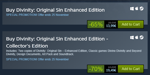 As melhores ofertas da Allkeyshop