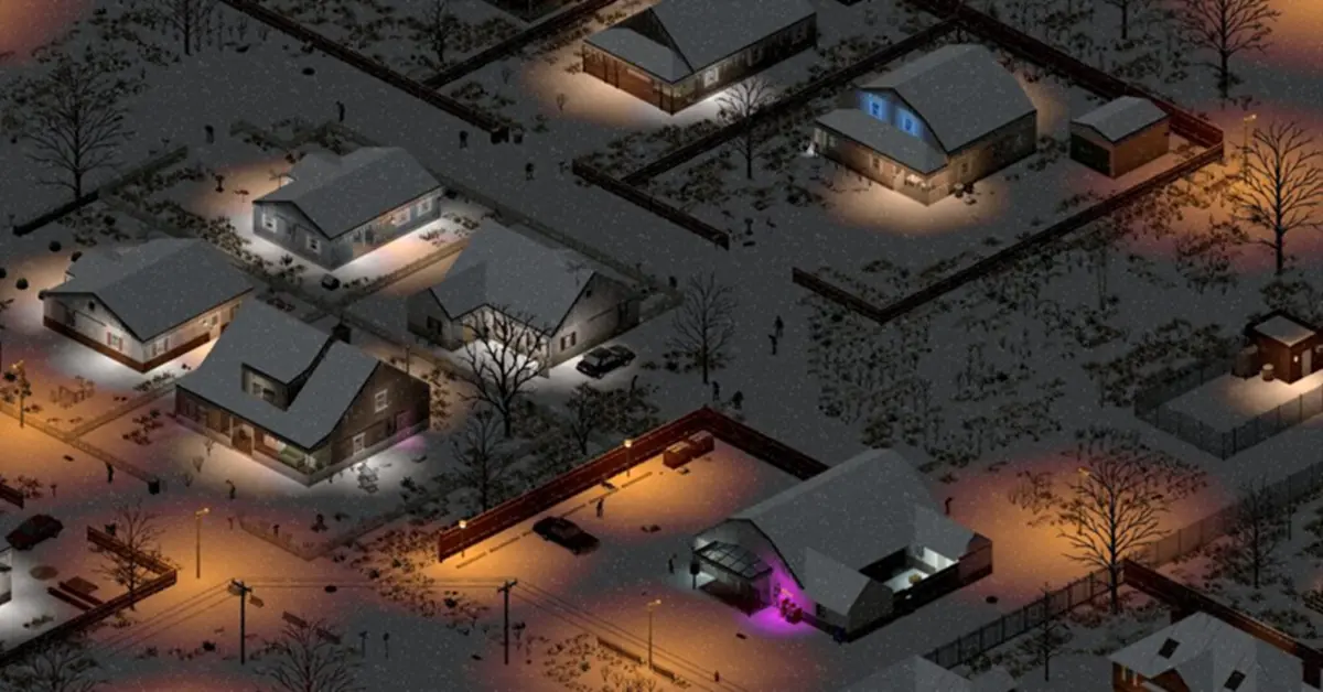 Captura de ecrã das mecânicas de jogo de Project Zomboid Build 42