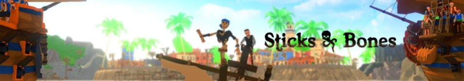 Um jogo de Pirata indie, solo, divertido e surpreendente: Sticks And Bones