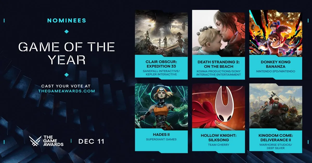 The Game Awards 2025 GOTY Nominees
