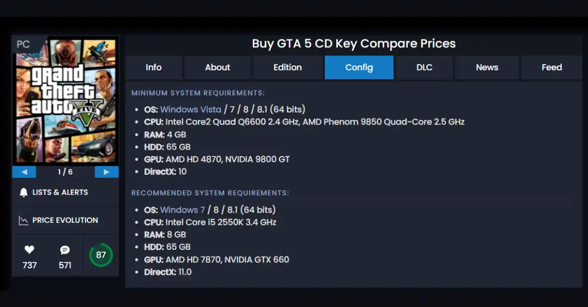 Verifique os requisitos do sistema no Cdkeypt