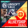 Venda da Ubisoft VS Ofertas da Allkeyshop – A Melhor Combinação de Preços
