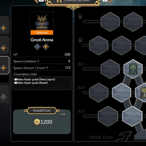 Vambrace Dungeon Monarch - Construção