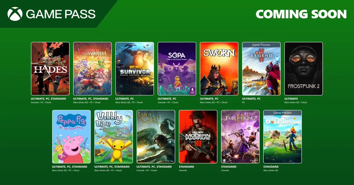 Xbox Game Pass September 2025 Wave 2
