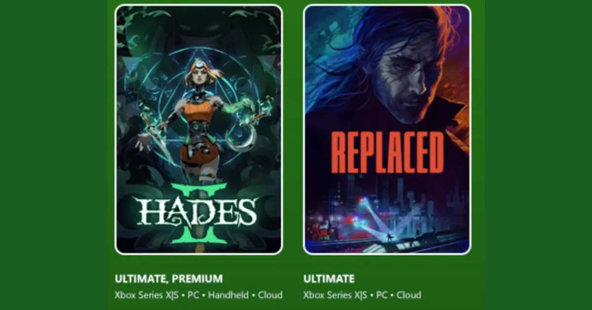 Catálogo do Xbox Game Pass Ultimate apresentado em dispositivos Xbox e PC