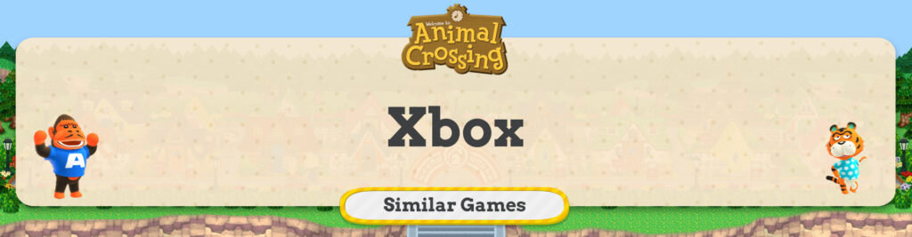 Jogos de Xbox como Animal Crossing