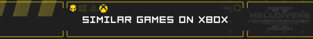 Jogos Equivalentes a Helldivers 2 em Xbox