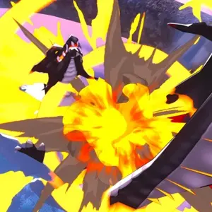 Aerial_Knight's DropShot - Explosão