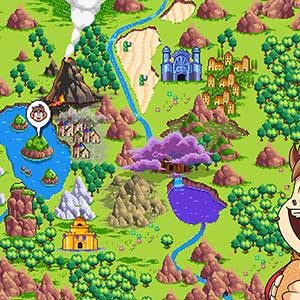Alex Kidd in Miracle World DX - World Map
