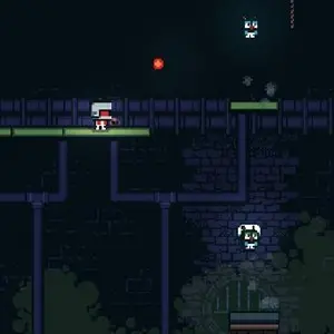 Alien Cat Story - Obstáculos e inimigos