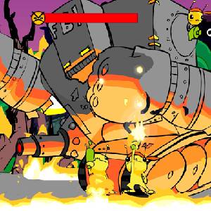 Alien Hominid HD - Mega Tanque do FBI