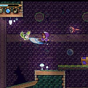 Atingindo-o com as espadas do poder