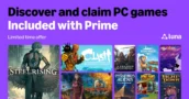 Jogos grátis de PC no Amazon Prime em agosto 2026
