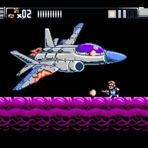 Angry Video Game Nerd 8-bit - Nave Espacial