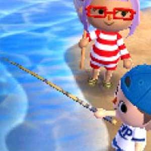 Animal Crossing New Leaf Nintendo 3DS Swimming