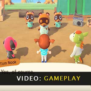 Animal Crossing New Horizons Nintendo Switch vídeo de jogabilidade