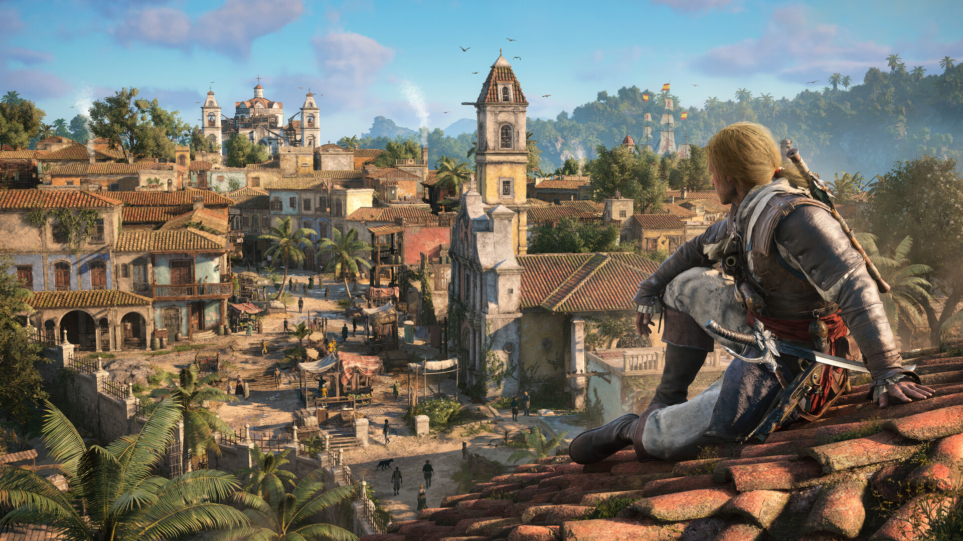 Assassin's Creed Black Flag Resynced cenário pirata Edward Kenway