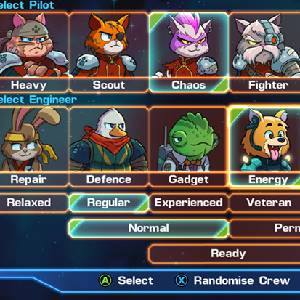 ASTRO AQUA KITTY - Seleção da Tripulação